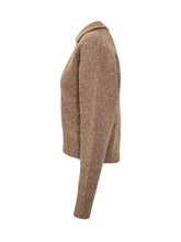 Pinko Maglione Marrone con Colletto e Strass - Abbigliamento Donna | $store$