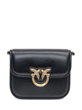 Pinko Borsa Love Mini Icon in Pelle Nera - Borse A Spalla Donna | $store$