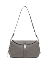 Pinko Borsa New Saddle in Pelle Grigia - Borse A Spalla Donna | $store$