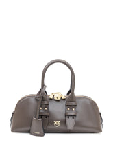 Borsa Bowling Baguette in Pelle Pinko Marrone - Borse A Mano Donna | $store$