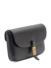 Pinko Saddle Flat in Pelle Nera - Borse A Spalla Donna | $store$