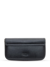 Pinko Saddle Flat in Pelle Nera - Borse A Spalla Donna | $store$