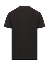 T-shirt nera con stampa Versace - Abbigliamento Uomo | $store$