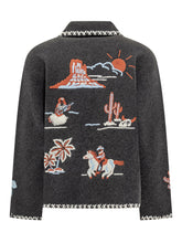 Alanui Giacca Ricamata con Motivo Palme - Abbigliamento Uomo | $store$