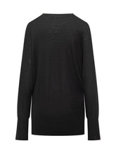 Alberta Ferretti Maglia Nera con Applicazioni Floreali - Abbigliamento Donna | $store$