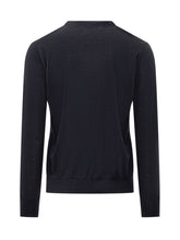 Paolo Pecora Lightweight Blue Crewneck Sweater - COLLEZIONE TEAM EC | $store$