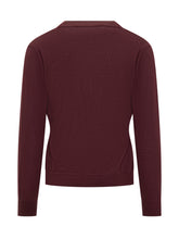 Paolo Pecora Bordeaux Wool Cardigan - COLLEZIONE TEAM EC | $store$