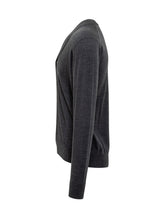 Paolo Pecora Dark Grey Wool Cardigan - COLLEZIONE TEAM EC | $store$
