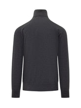 Paolo Pecora Grey Half-Zip Sweater - COLLEZIONE TEAM EC | $store$