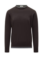 Paolo Pecora Brown Crewneck Sweater - COLLEZIONE TEAM EC | $store$