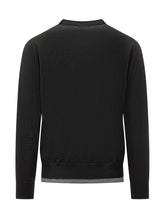 Paolo Pecora Black Crewneck Sweater - COLLEZIONE TEAM EC | $store$