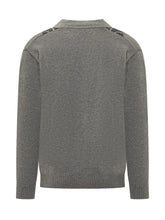 Paolo Pecora Gray Argyle Cardigan - COLLEZIONE TEAM EC | $store$