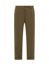 Paolo Pecora Military Green Pleated Pants - COLLEZIONE TEAM EC | $store$