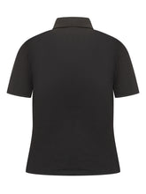 T-shirt nera Courrèges con zip - Abbigliamento Donna | $store$