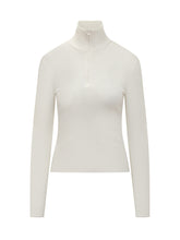 Courrèges white turtleneck with zip - COLLEZIONE TEAM EC | $store$