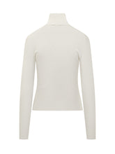 Courrèges white turtleneck with zip - COLLEZIONE TEAM EC | $store$