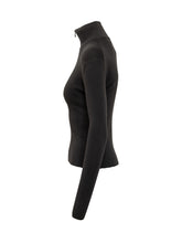 Maglia nera Courrèges a collo alto - Abbigliamento Donna | $store$