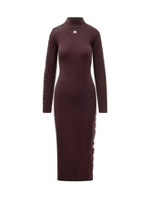 Courrèges ribbed midi dress with buttons - COLLEZIONE TEAM EC | $store$