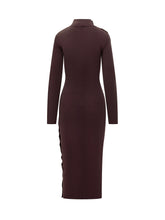 Courrèges ribbed midi dress with buttons - COLLEZIONE TEAM EC | $store$