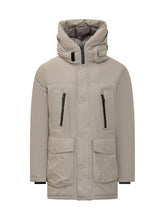 Woolrich Beige Parka with Multiple Pockets - COLLEZIONE TEAM EC | $store$