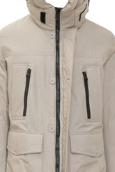 Woolrich Beige Parka with Multiple Pockets - COLLEZIONE TEAM EC | $store$