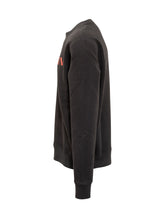 Lanvin Black Sweatshirt with Red Logo for Men - COLLEZIONE TEAM EC | $store$