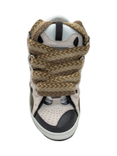 Lanvin Beige Low Top Sneakers with Maxi Laces - COLLEZIONE TEAM EC | $store$