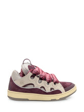 Lanvin Beige and Burgundy Sneaker with Oversized Laces - COLLEZIONE TEAM EC | $store$