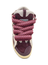 Lanvin Beige and Burgundy Sneaker with Oversized Laces - COLLEZIONE TEAM EC | $store$