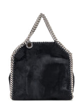 Borsa Falabella Tiny Stella McCartney in Eco Pelliccia Nera - Borse A Spalla Donna | $store$