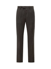 Zegna Grey Wool Trousers with Pleat - COLLEZIONE TEAM EC | $store$