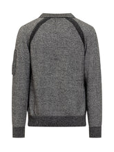 Maglione in Lana Grigio con Taschino e Logo C.P. Company - Abbigliamento Uomo | $store$