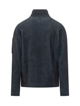 C.P. Company Maglia a Coste con Mezza Zip e Tasca Lente - Abbigliamento Uomo | $store$