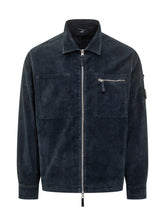 C.P. Company Blue Corduroy Jacket with Zip - C P Company | $store$