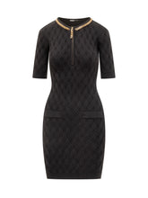 Elisabetta Franchi Abito Nero con Catena Oro - Abbigliamento Donna | $store$