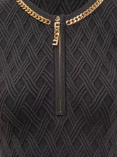 Elisabetta Franchi Abito Nero con Catena Oro - Abbigliamento Donna | $store$