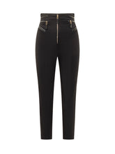 Pantalone aderente nero Elisabetta Franchi con zip - Abbigliamento Donna | $store$