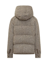 Brunello Cucinelli Piumino Marrone con Cappuccio - Abbigliamento Donna | $store$