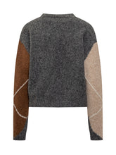 Semicouture Gaston Multicolor Argyle Sweater - COLLEZIONE TEAM EC | $store$