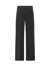 PT Torino Pantaloni Neri a Gamba Larga Donna - COLLEZIONE TEAM EC | $store$