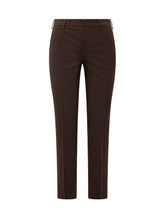 PT Torino Brown Slim Fit Trousers - COLLEZIONE TEAM EC | $store$