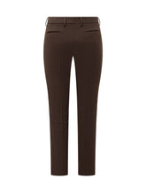 PT Torino Brown Slim Fit Trousers - COLLEZIONE TEAM EC | $store$