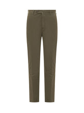 PT Torino Olive Green Slim-Fit Chino Pants for Men - COLLEZIONE TEAM EC | $store$