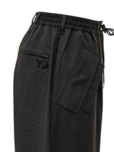 Pantaloni larghi neri con bande laterali Y-3 - Abbigliamento Uomo | $store$