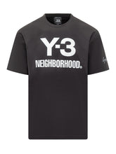 Y-3 Neighborhood Black Logo T-Shirt - COLLEZIONE TEAM EC | $store$