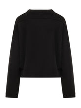 Loulou Studio Black Sweater with Brooch - COLLEZIONE TEAM EC | $store$