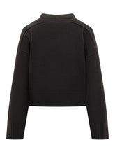 LouLou Studio Black Wool Crew Neck Sweater - COLLEZIONE TEAM EC | $store$