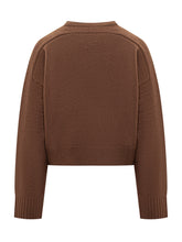 LouLou Studio Brown Wool Crew Neck Sweater - COLLEZIONE TEAM EC | $store$