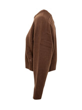 LouLou Studio Brown Wool Crew Neck Sweater - COLLEZIONE TEAM EC | $store$