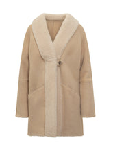 Loulou Studio Beige Shearling Coat - COLLEZIONE TEAM EC | $store$